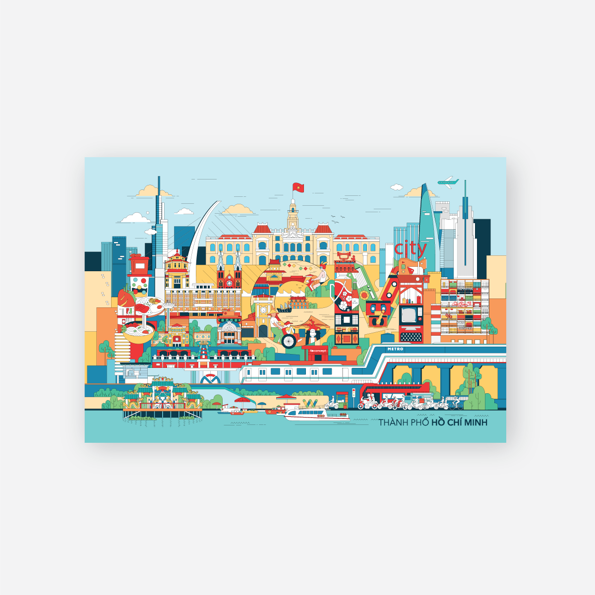 Postcard Ho Chi Minh City 03