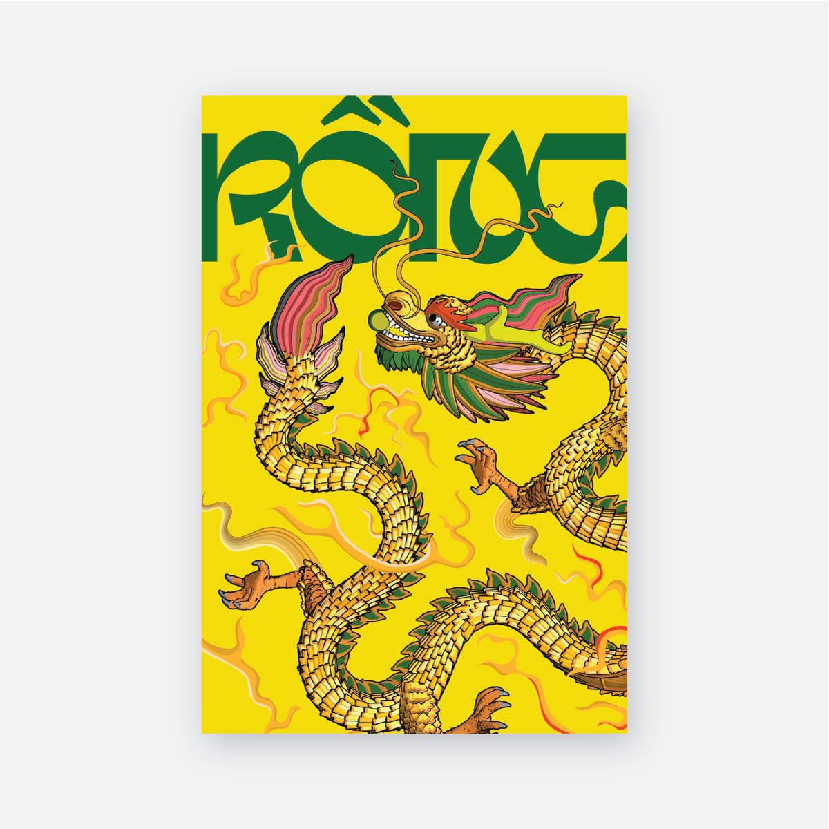 Postcard Year of Dragon 05
