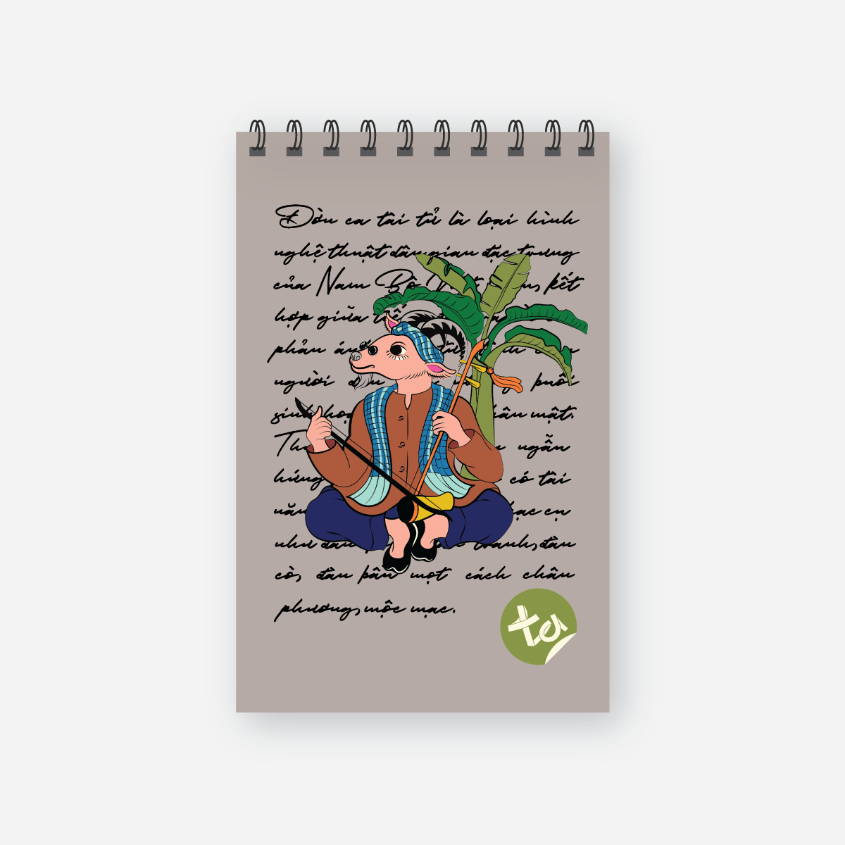 Spiral Notebook - Vietnamese Zodiac Goat