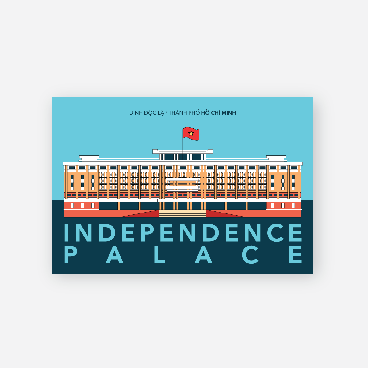Postcard Independence Palace