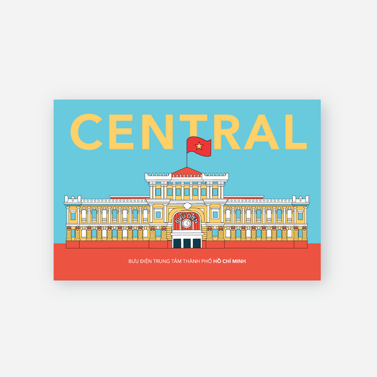 Postcard Saigon Central Post Office