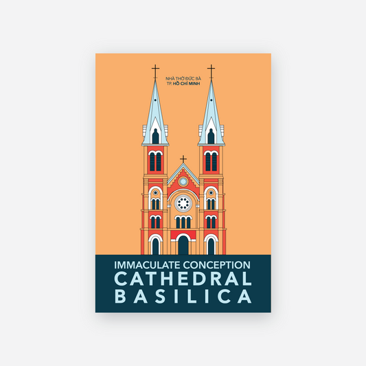 Postcard Notre-Dame Cathedral Basilica of Saigon
