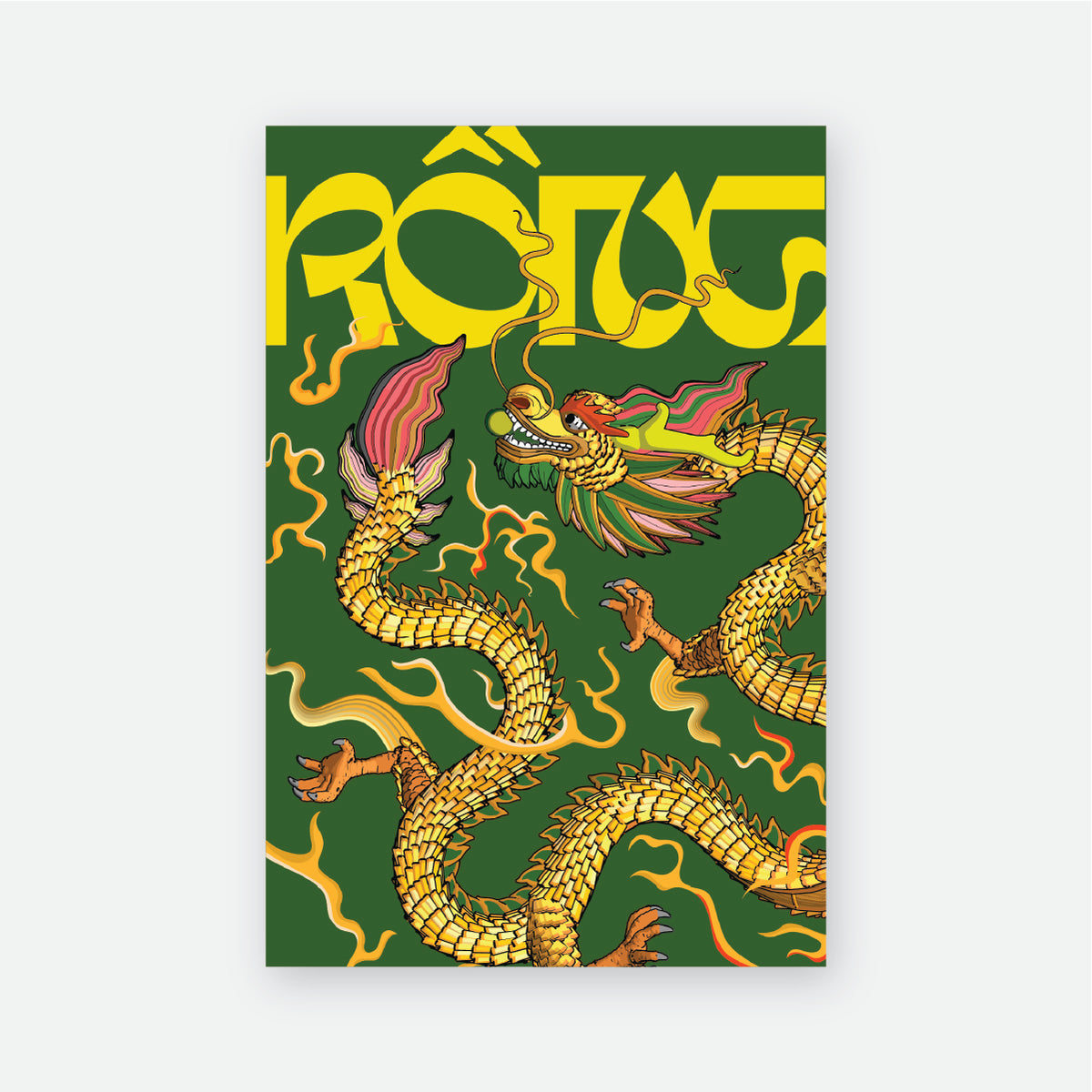 Postcard Year of Dragon 01