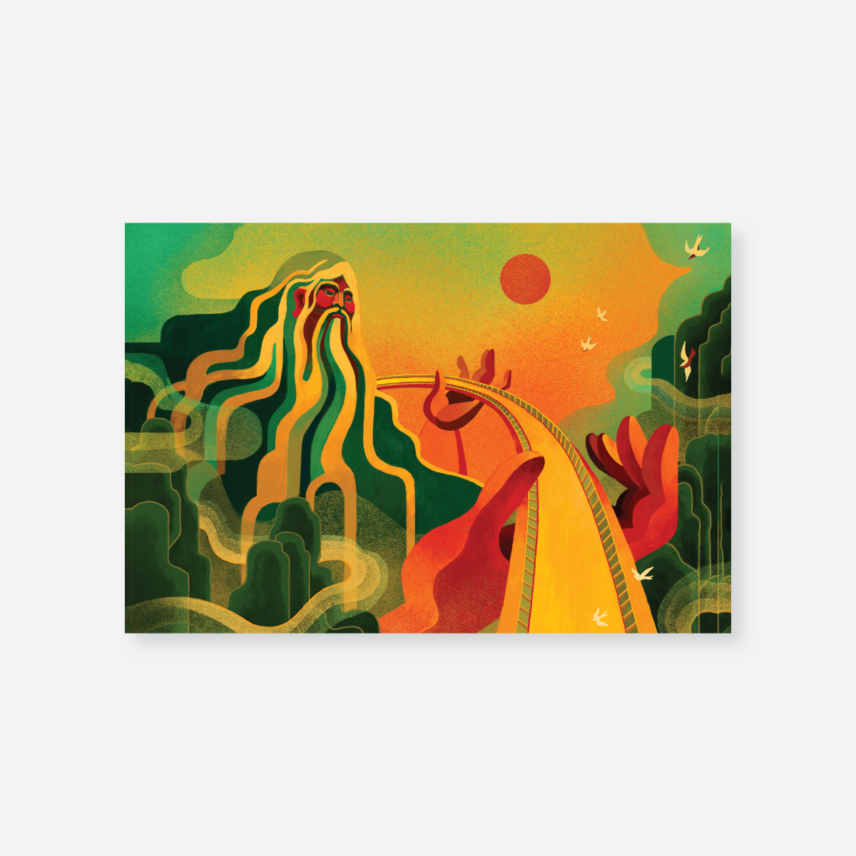 Postcard - Ong Than