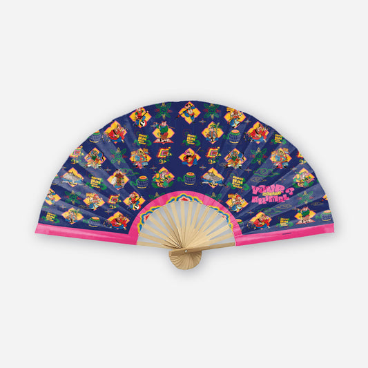 Fabric Folding Fan - Ky Hoi Village 02