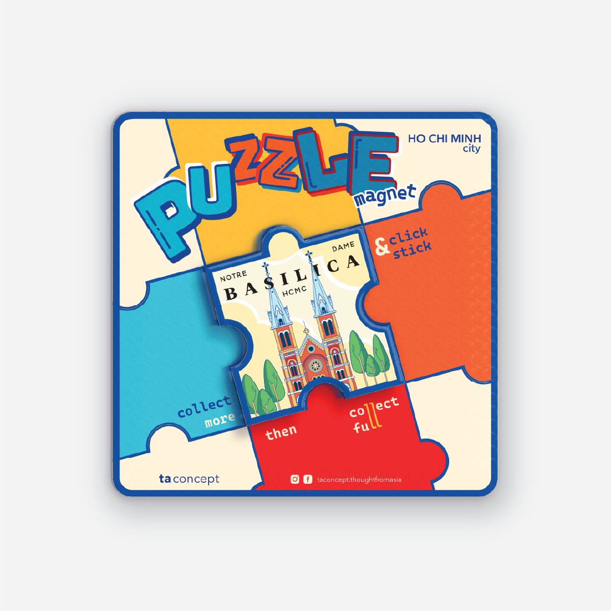 Magnet - Puzzle Basilica