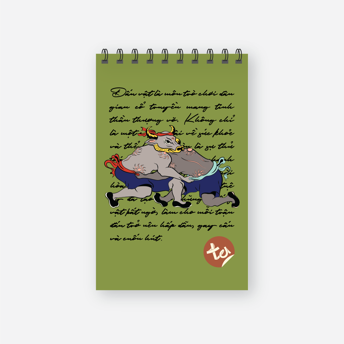 Spiral Notebook - Vietnamese Zodiac Ox