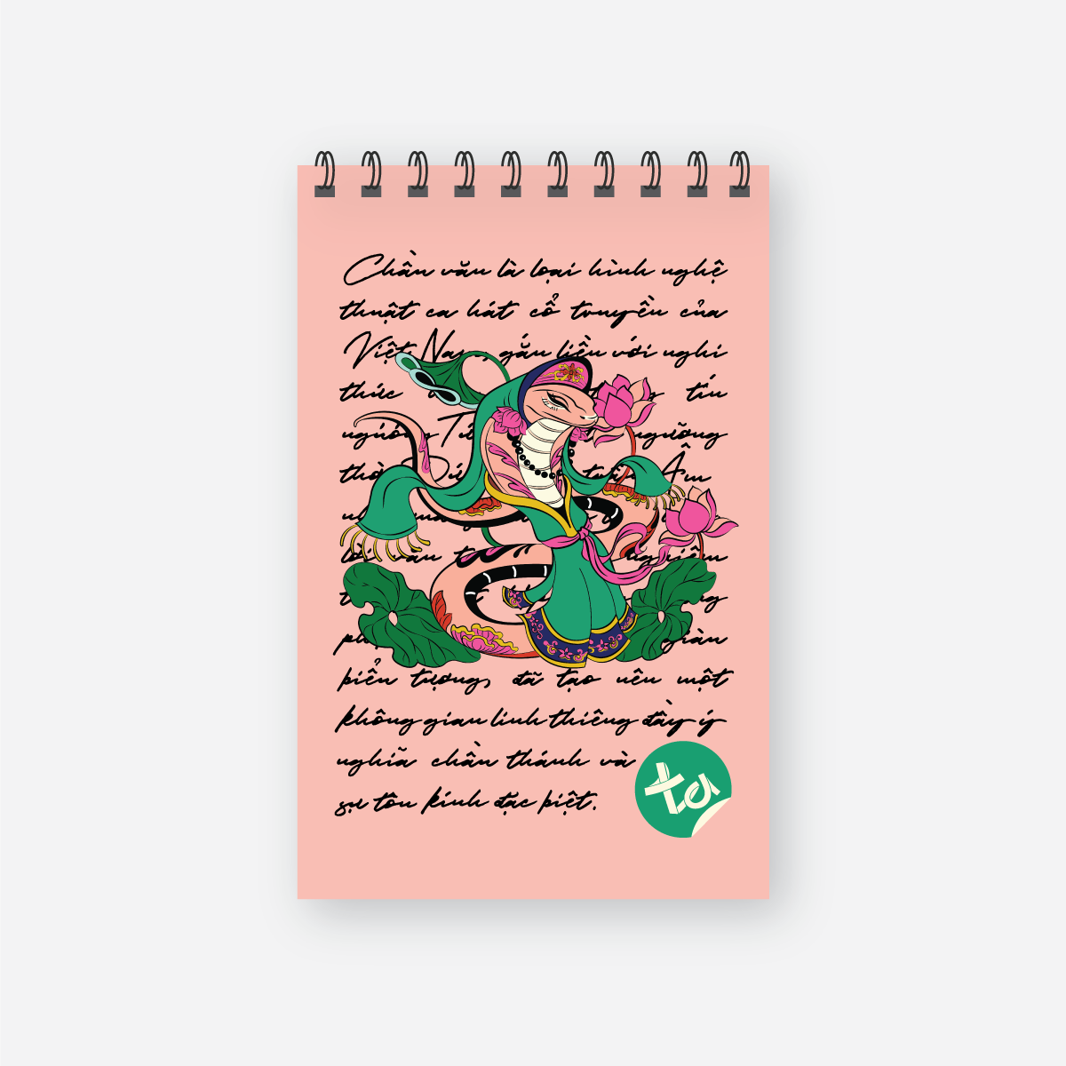Spiral Notebook - Vietnamese Zodiac Snake