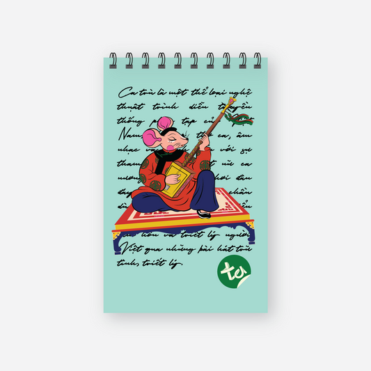 Spiral Notebook - Vietnamese Zodiac Mouse
