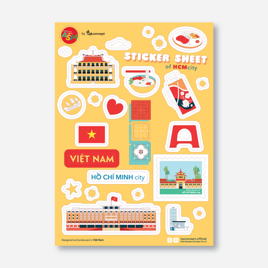 Sticker Sheet - Ho Chi Minh City 01