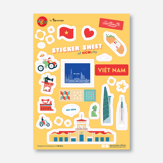 Sticker Sheet - Ho Chi Minh City 03