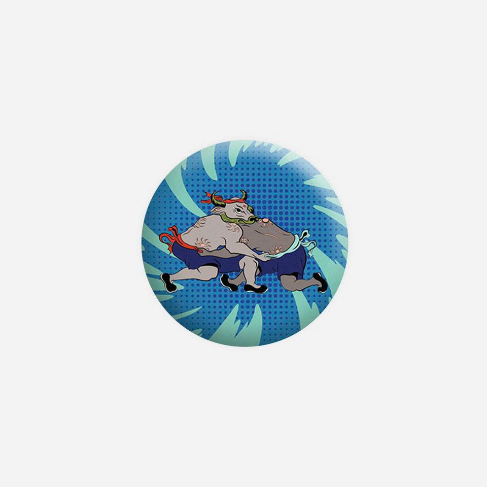 Pin - Vietnamese Zodiac Ox