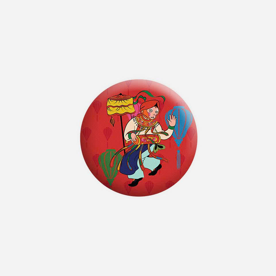 Pin - Vietnamese Zodiac Monkey